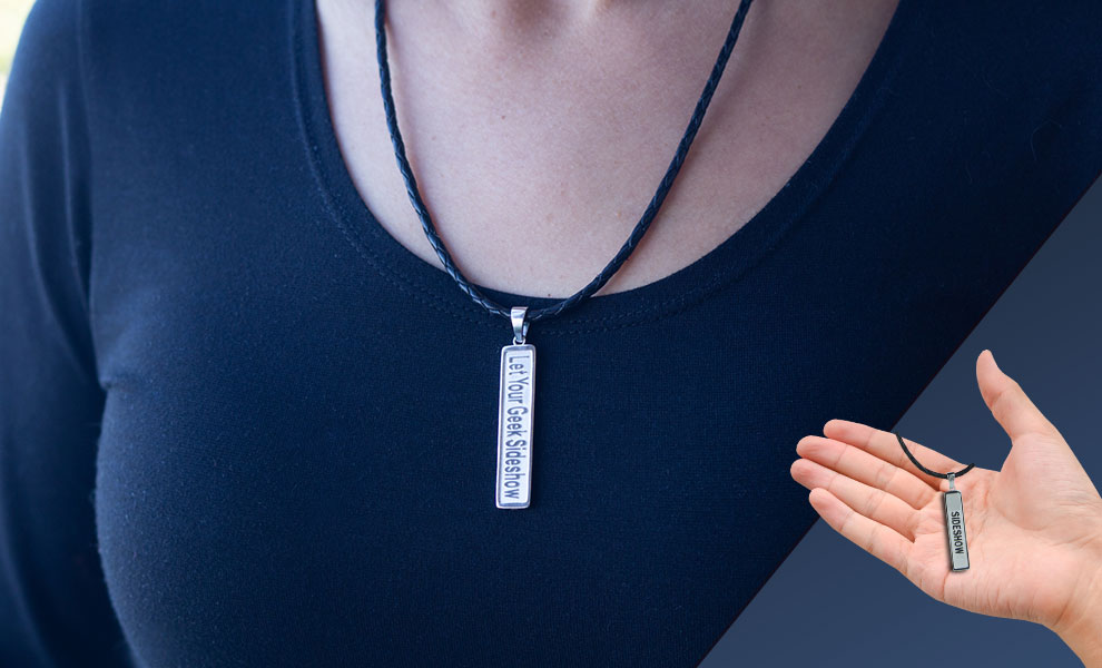 Let Your Geek Sideshow Bar Pendant Necklace Sideshow Collectibles Jewelry