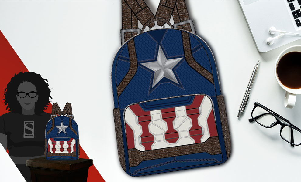 captain america mini backpack