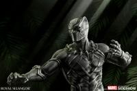 Gallery Image of Black Panther Guardian Figurine Pewter Collectible