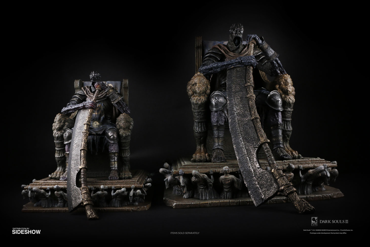 dark souls yhorm the giant statue