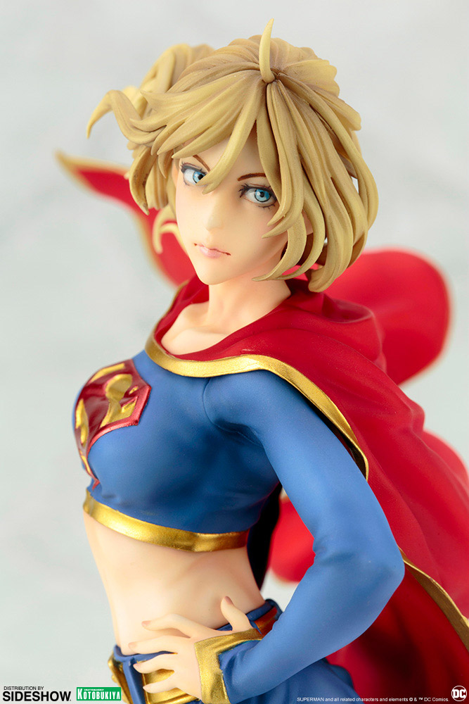 DC Bishoujo Supergirl PVC Figure Statue Toy Gift DC Bishoujo Supergirl PVC Figure Statue Toy Gift