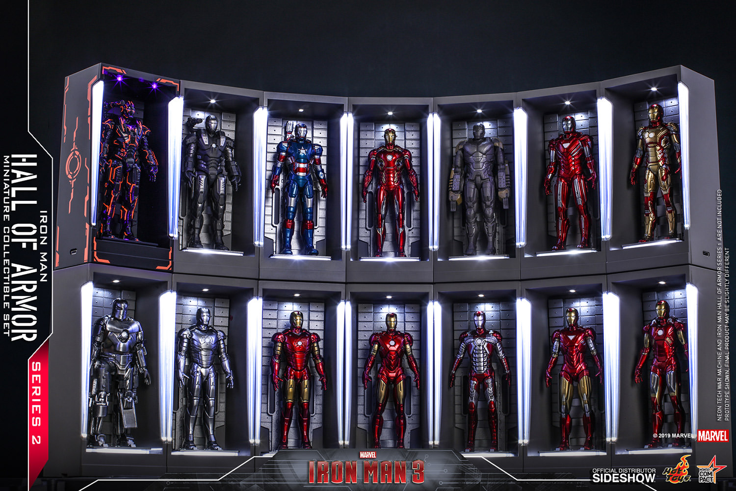 iron man hall of armor miniature collectible
