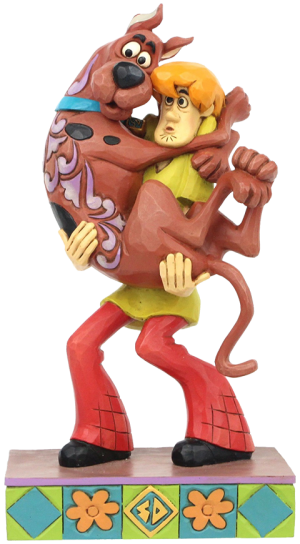 Shaggy Holding Scooby Doo Figurine By Enesco Sideshow Collectibles Shaggy Holding Scooby Doo Figurine By Enesco Sideshow Collectibles
