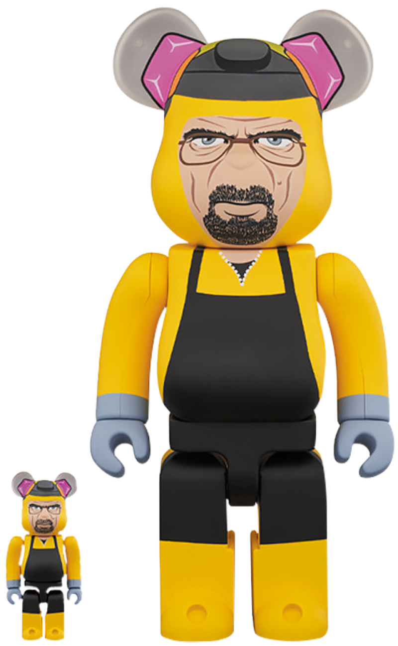 Be@rbrick Walter White 100% and 400% Designer Toy by Medicom Toy
