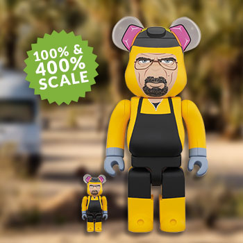 Be@rbrick Walter White 100% and 400% Collectible Set by Medicom 