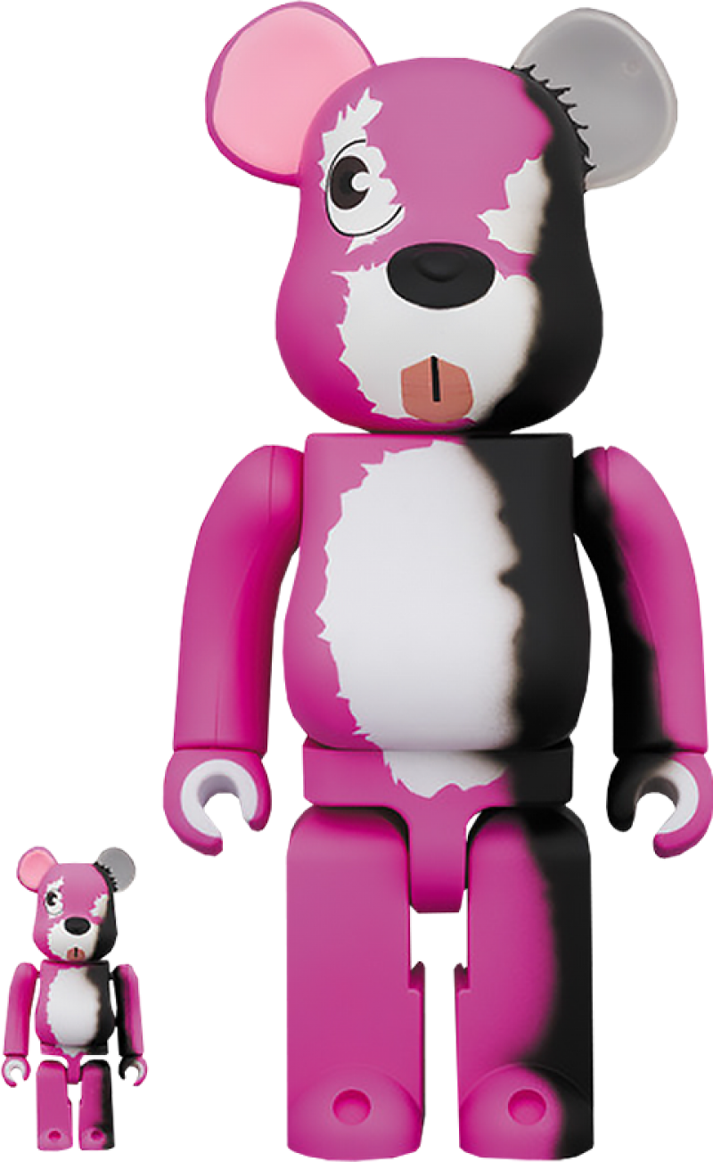 Be@rbrick Pink Bear 100% and 400% Designer Toy by Medicom Toy