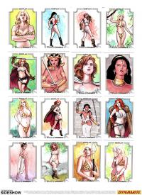 Gallery Image of Cosplay: Woman of Dynamite Deluxe Ultra-Premium Trading Cards Collectible Set