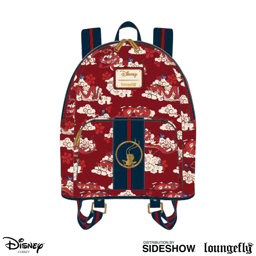 loungefly mushu mini backpack