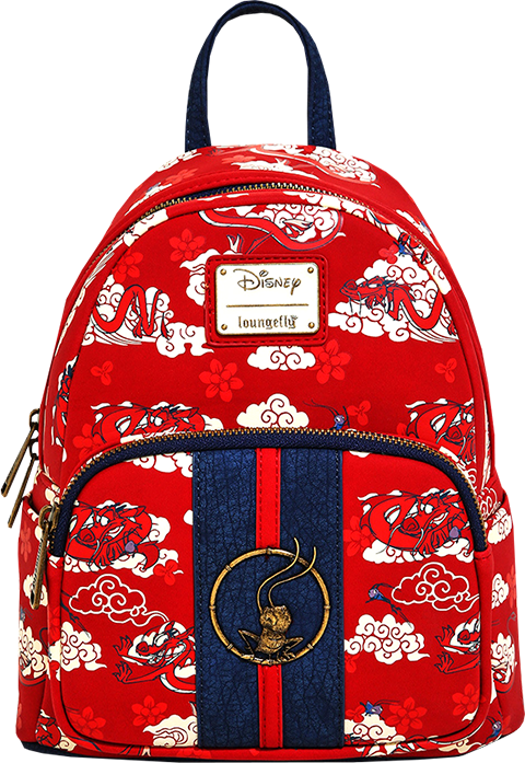 Loungefly Mulan Mushu Cloud Mini Backpack Apparel