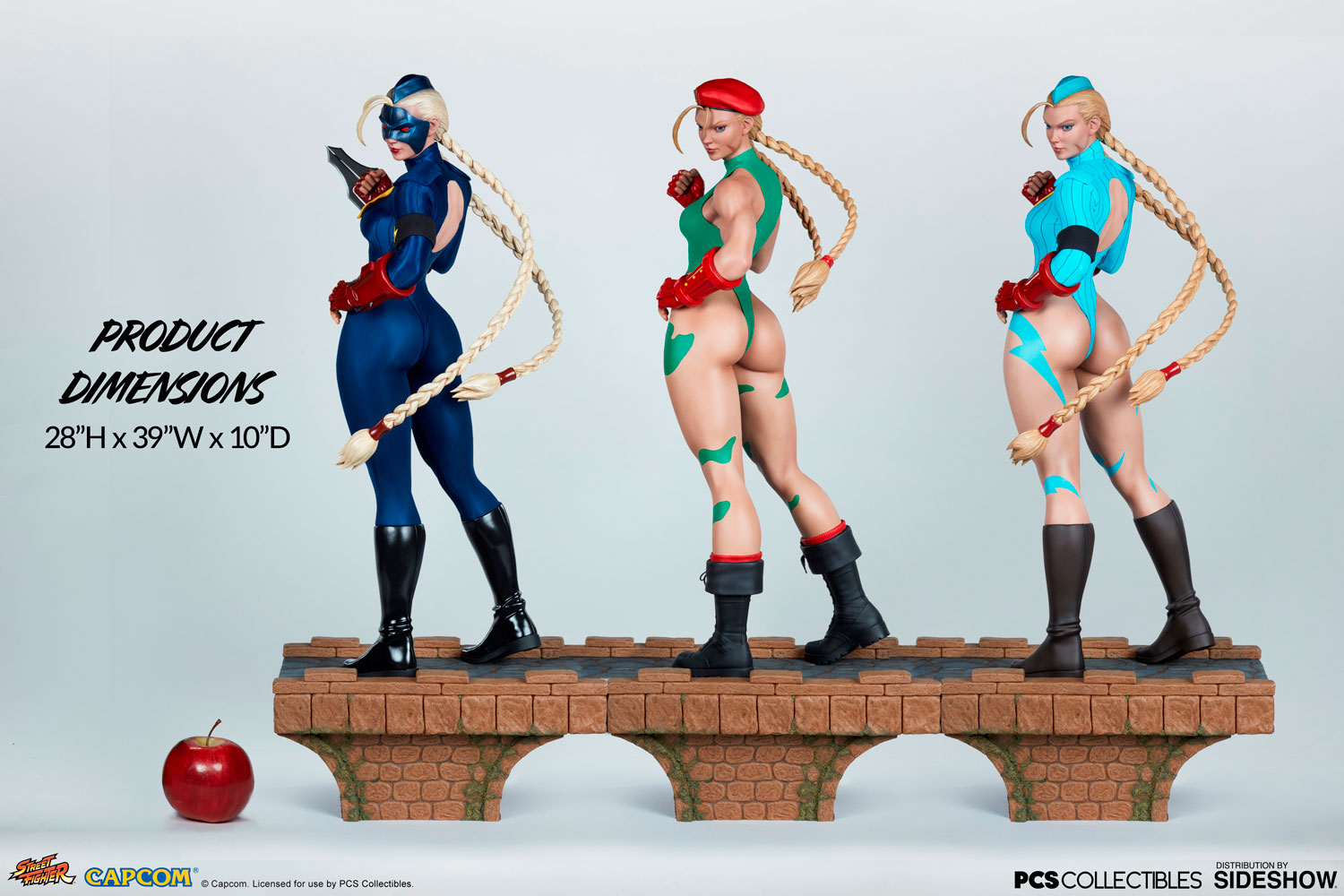 Street Fighter Cammy Evolution Statue Set By Pop Culture Shock Sideshow Collectibles