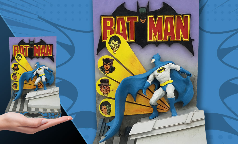 Batman 3D Comic Book Cover Figurine by Enesco | Sideshow Collectibles