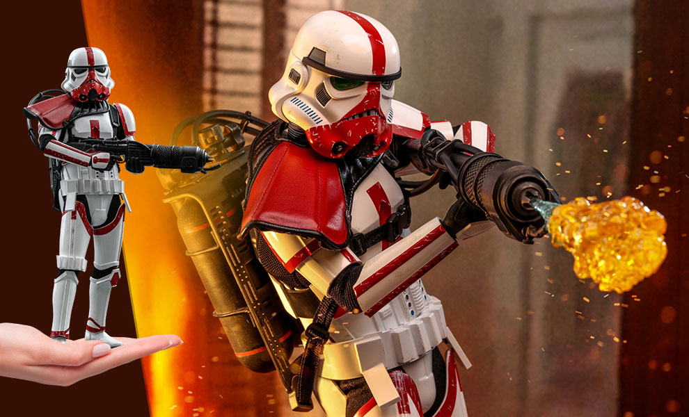 Gallery Feature Image of Incinerator Stormtrooper Sixth Scale Figure - Click to open image gallery