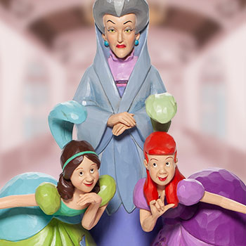 Disney Cinderella Lady Tremaine Anastasia and Drizella Figurine