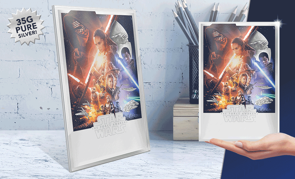 Gallery Feature Image of Star Wars: The Force Awakens Silver Foil Silver Collectible - Click to open image gallery