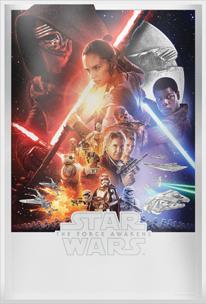 Star Wars: The Force Awakens Silver Foil Silver Collectible