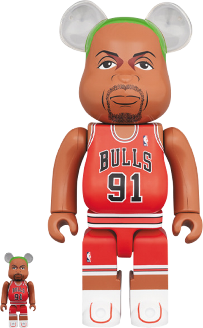Be@rbrick Dennis Rodman 100% & 400% Designer Toy by Medicom Toy