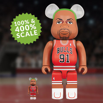 Be@rbrick Dennis Rodman Collectible Set | Sideshow Collectibles