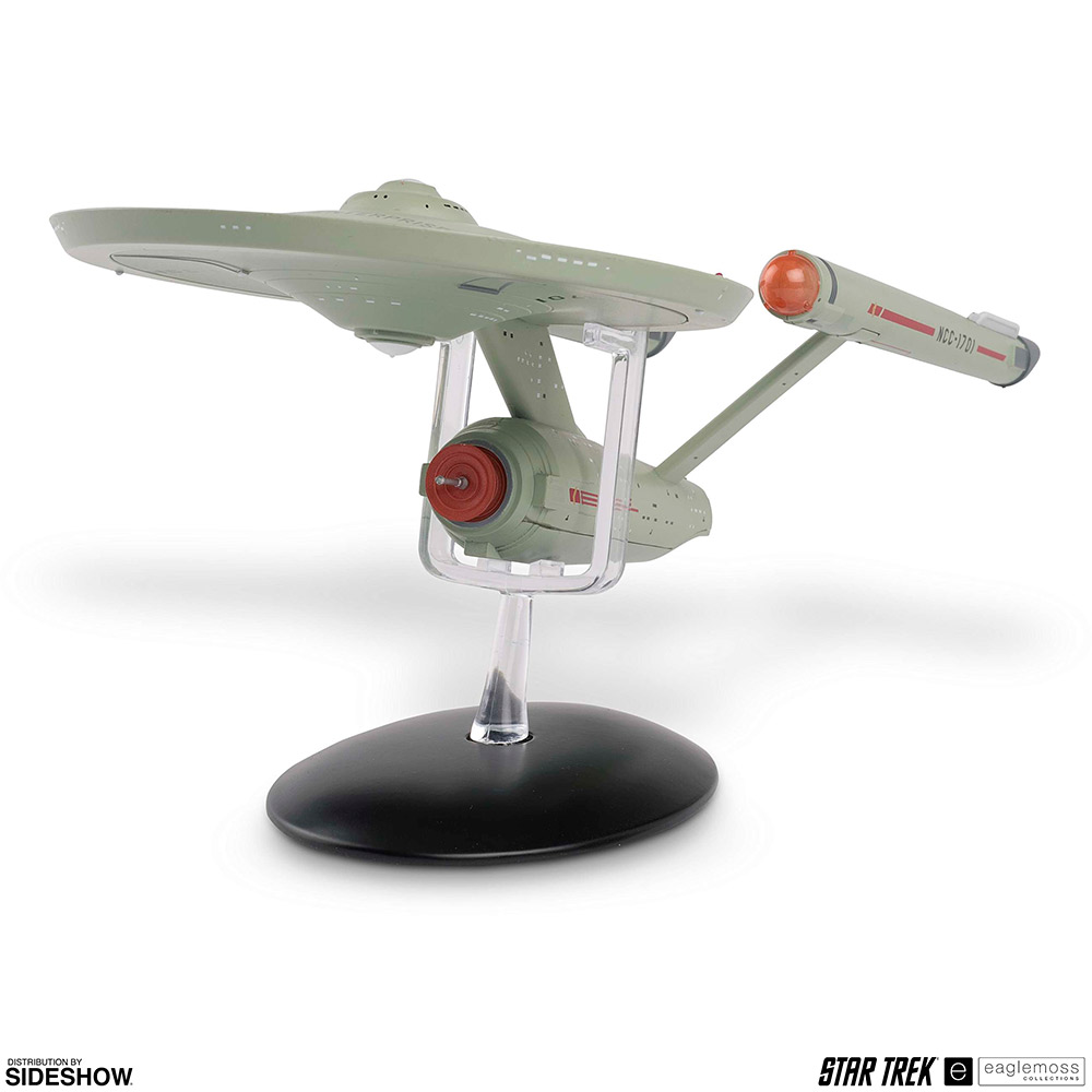 EAGLEMOSS Star Trek USS Enterprise NCC-1701 tos Oro Plateado especial 