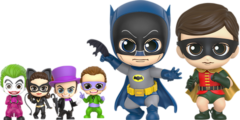 Batman, Robin, and Villains Collectible Set by Hot Toys (905982)
