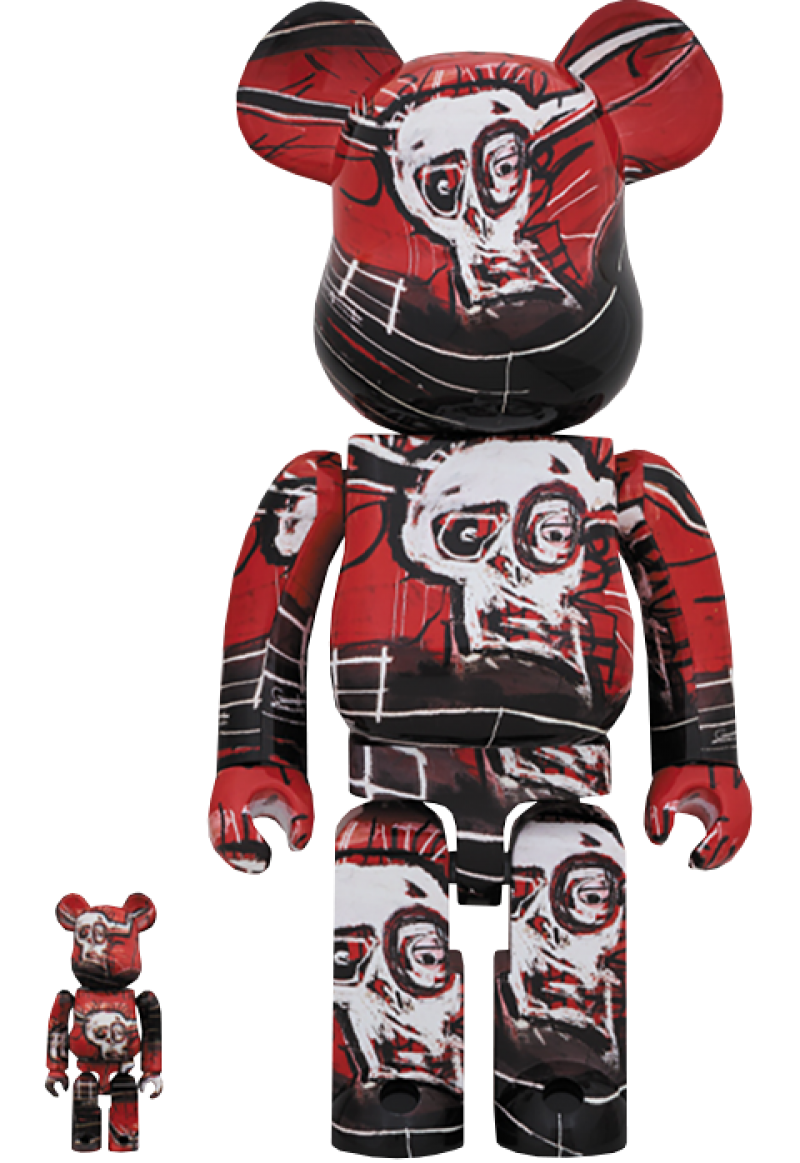 Be@rbrick Jean-Michel Basquiat #5 100% and 400% Designer Toy by Medicom Toy