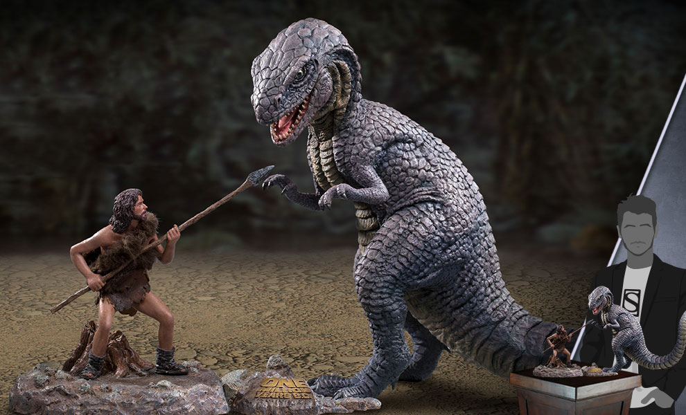 Gallery Feature Image of Allosaurus & Tumak (Deluxe Version) Collectible Set - Click to open image gallery