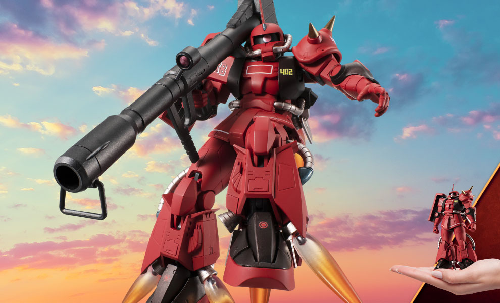 Gallery Feature Image of MS-06R-2 Zaku II (High Mobility Type) Collectible Figure - Click to open image gallery