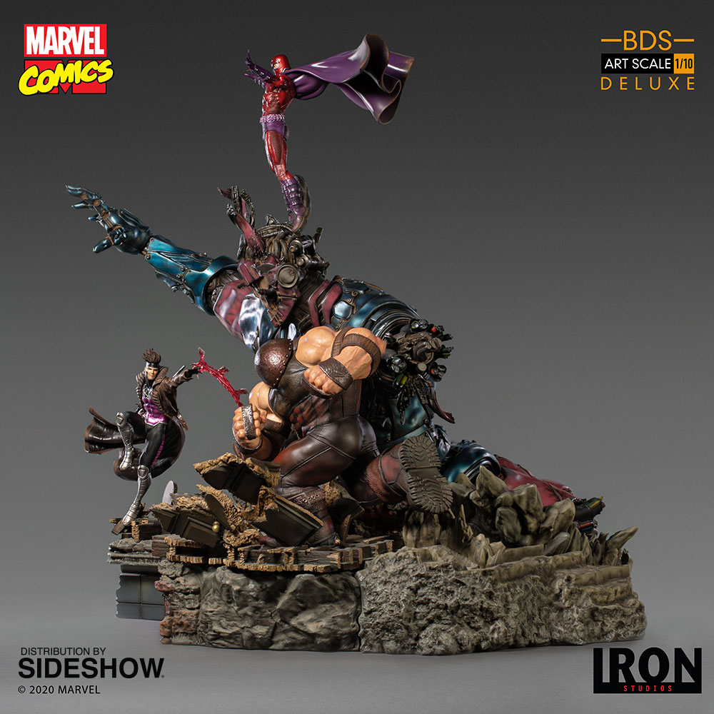sentinel vs xmen statue