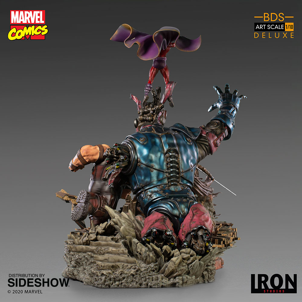 sentinel vs xmen statue