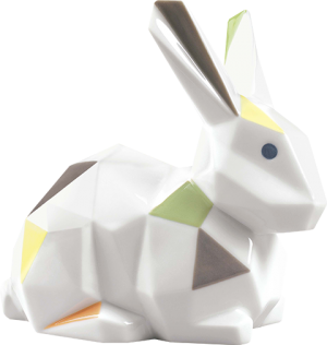 Rabbit Porcelain Statue