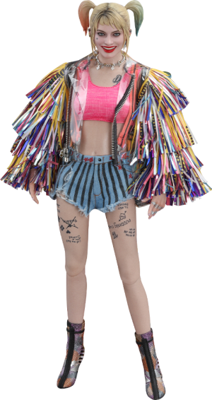 Harley Quinn (Caution Tape Jacket 