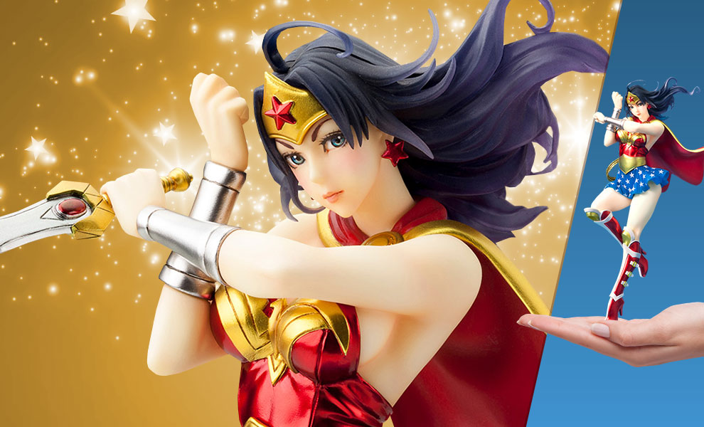 Gallery Feature Image of Armored Wonder Woman Statue - Click to open image gallery