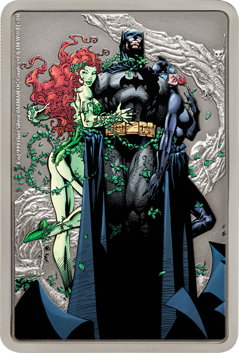 Dc Comics The Caped Crusader Vixens 1oz Silver Coin By New Zealand Mint Sideshow Collectibles