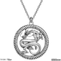 Gallery Image of Mushu Medallion (Silver) Necklace Jewelry