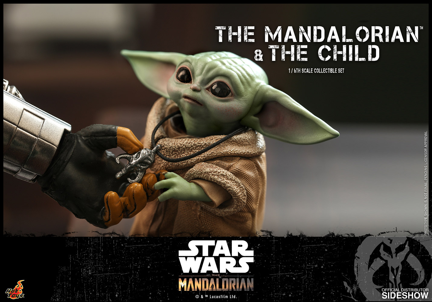 The Mandalorian And The Child Sixth Scale Collectible Set By Hot Toys