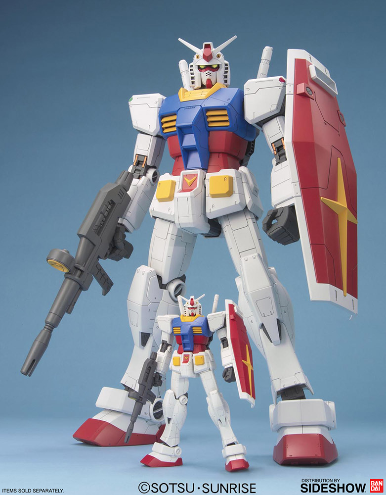 Rx 78 2 Gundam 1 48 Figure By Bandai Sideshow Collectibles Rx 78 2 Gundam 1 48 Figure By Bandai Sideshow Collectibles