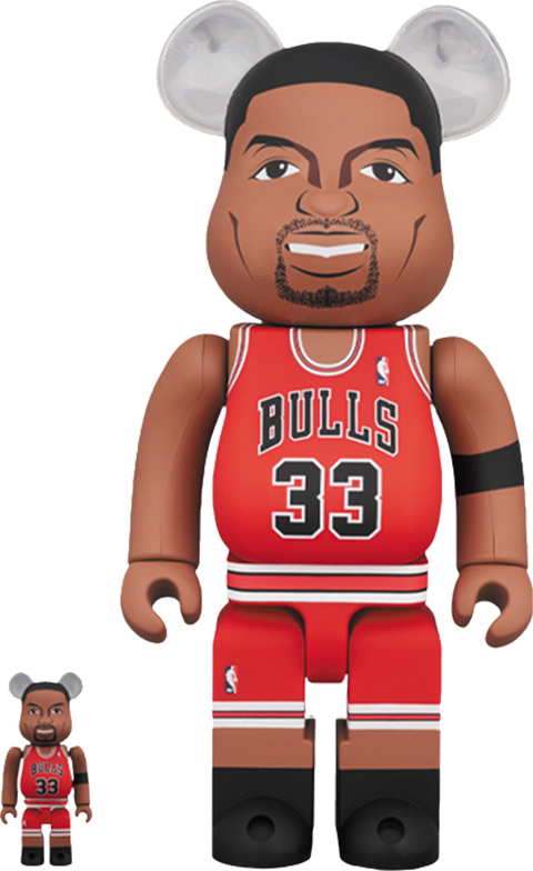 Medicom Toy Be@rbrick Scottie Pippen (Chicago Bulls) 100% and 400% Collectible Set