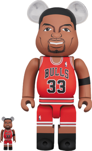 Be@rbrick Scottie Pippen (Chicago Bulls) 100% and 400% Collectible Set