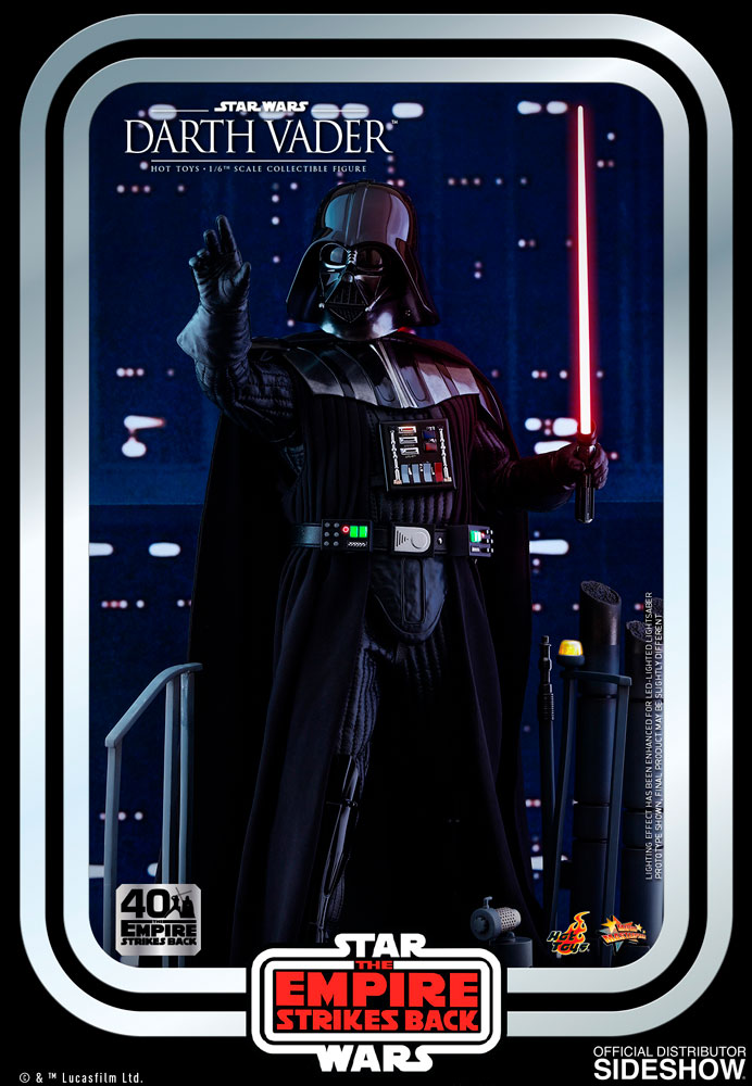 Darth Vader The Empire Strikes Back 40th Anniversary Sixth Scale Figure Sideshow Collectibles