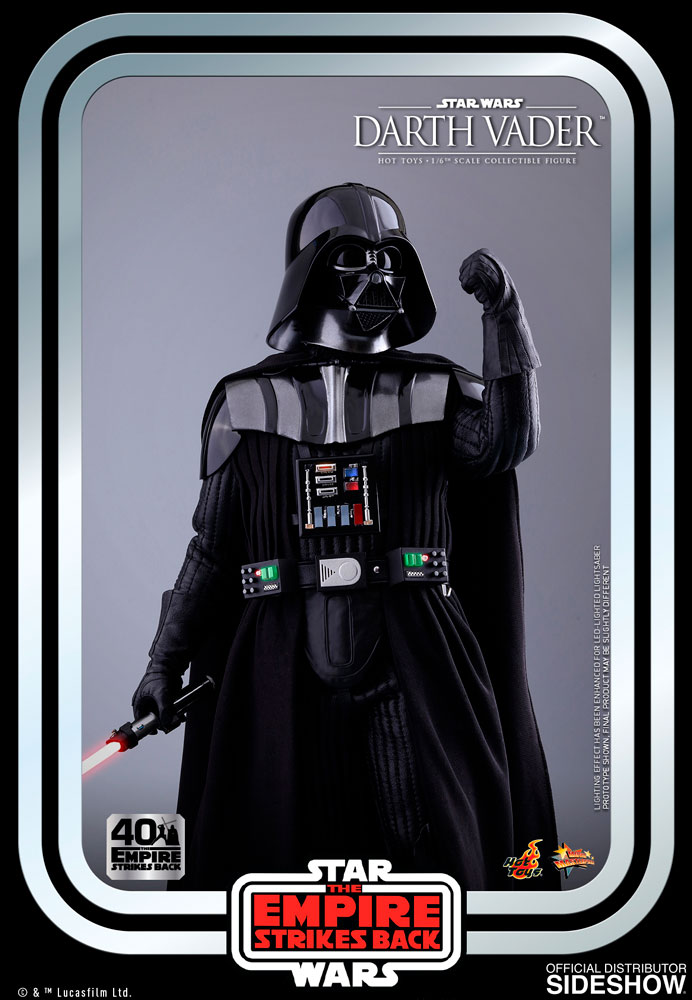HOT TOYS Darth Vader Empire Strikes Back 40th Anniversary 1/6 Scale Figure MINT! 