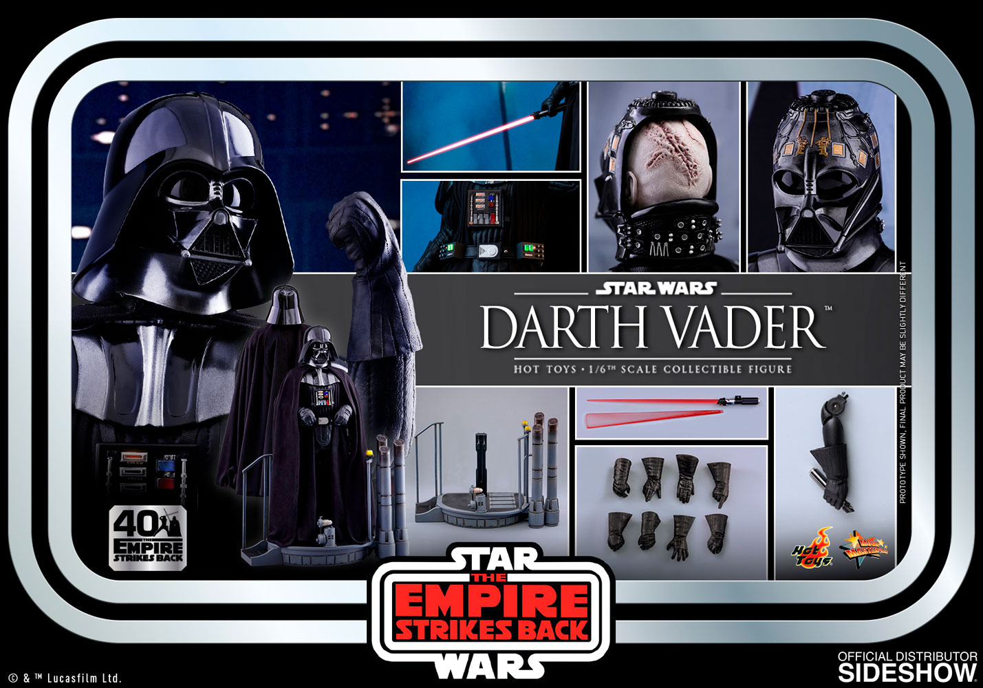 darth vader empire strikes back hot toys