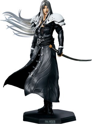 final fantasy 7 statue