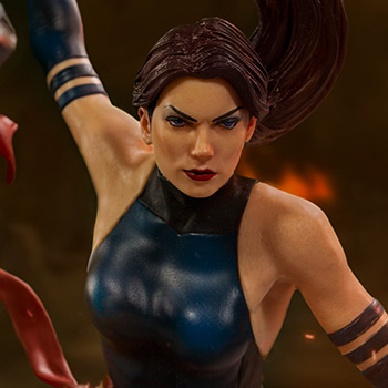 Figurine Psylocke Iron Studios 1:10 - Marvel X-Men - Rare - Jamais Exposée