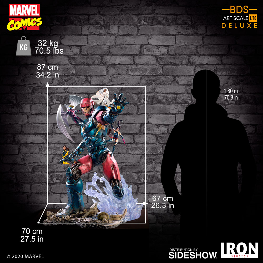 Marvel X Men Vs Sentinel 3 Deluxe Art Scale Statue By Iron Studios Sideshow Collectibles