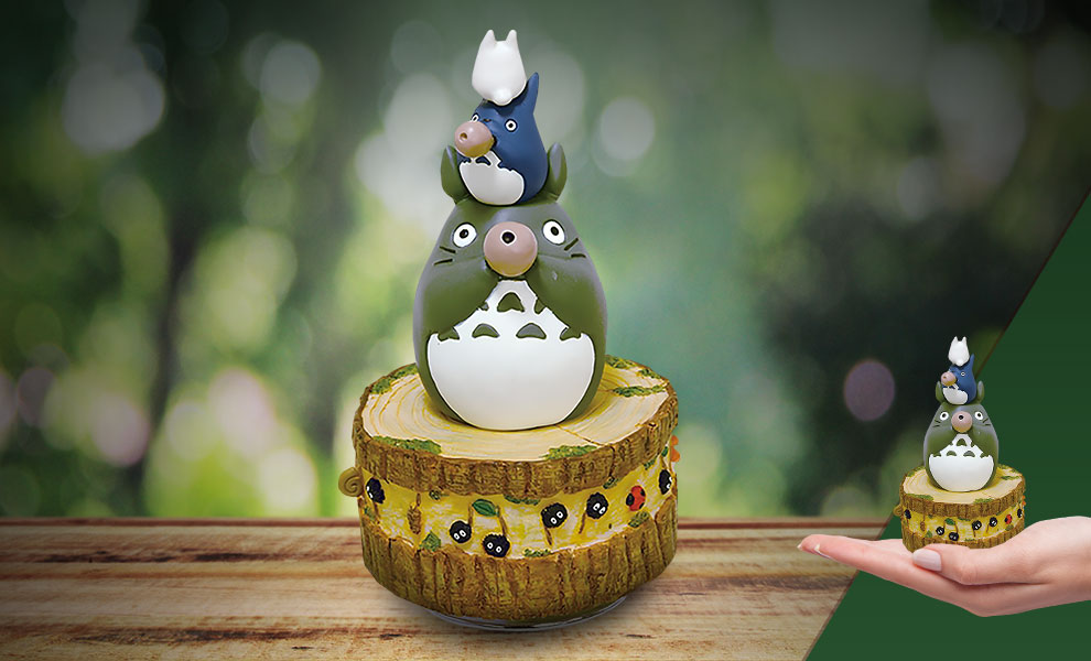 Gallery Feature Image of Totoro's Band Music Box Music Box - Click to open image gallery