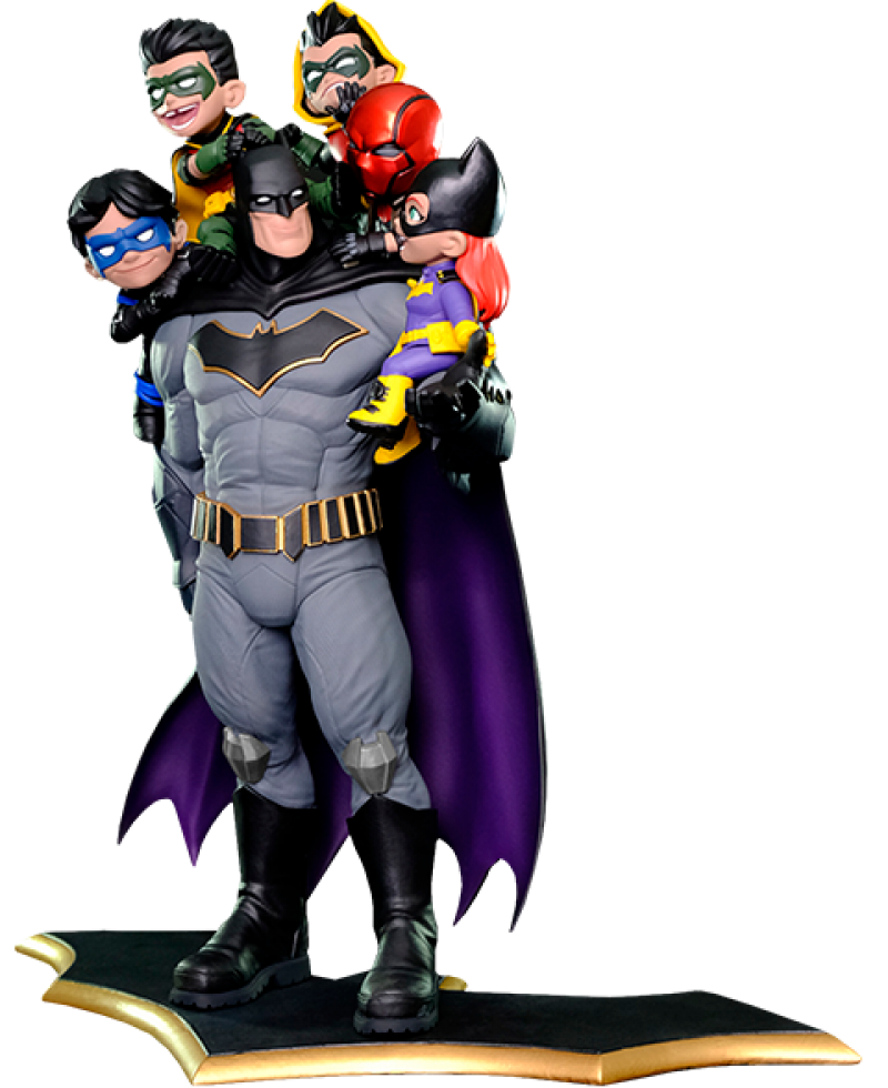 Batman Family QMaster Diorama by Quantum Mechanix