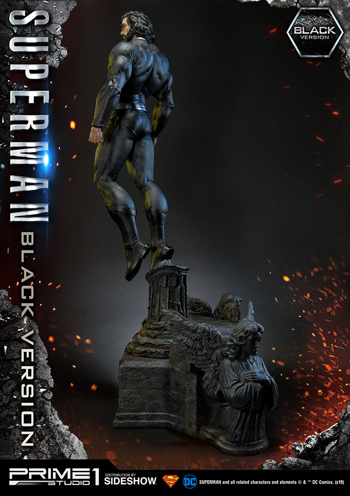 superman black statue