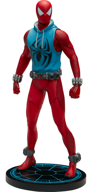 scarlet spider statue