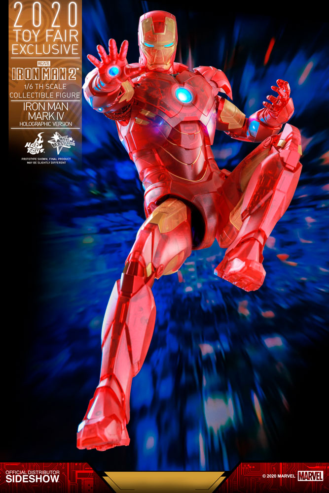 iron man holographic hot toys