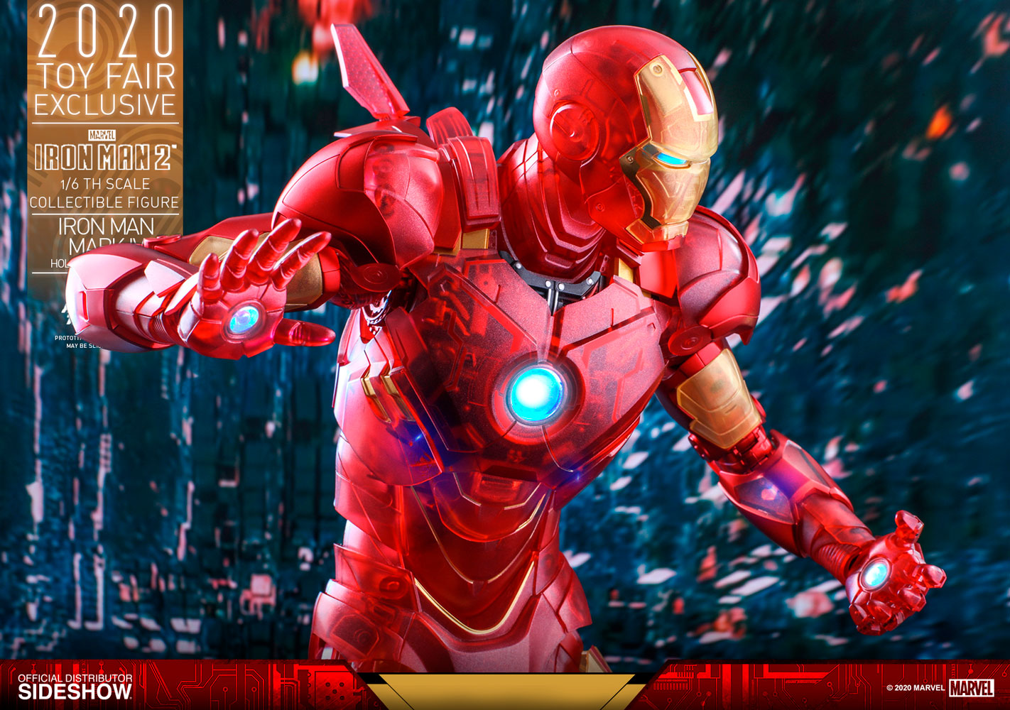 iron man holographic hot toys