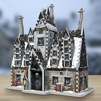 Wrebbit3d Harry Potter Hogsmeade - The Three Broomsticks 3D Puzzle for Teens and Adults | 395 Real Jigsaw Puzzle Pieces | Not Just an Ordinary並行輸入 NEW HARRY POTTER HOGSMEADE THE THREE BROOMSTICKS WREBBIT 3D PUZZLE- 395  PIECES